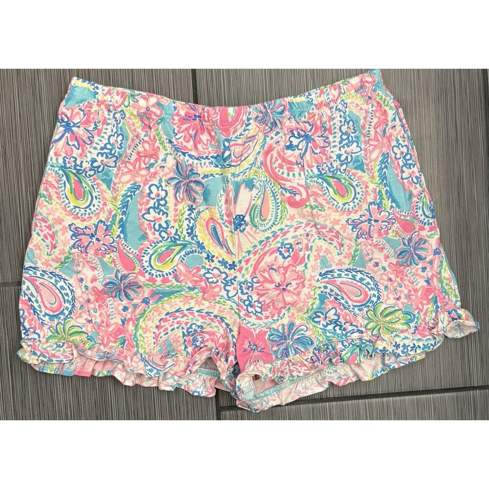 Lilly Pulitzer Girls Cotton Lightweight Shorts Size XL (12/14) Style 008166